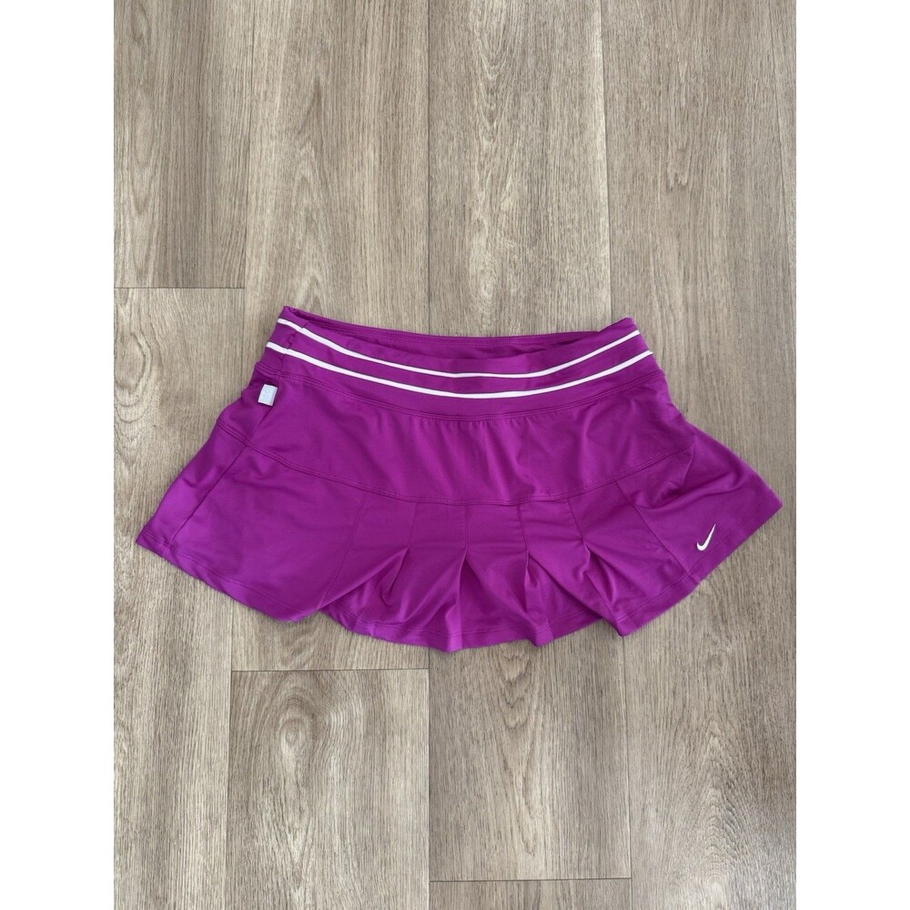 Women’s Large Nike Dri Fit Skort Pink Purple Workout Tennis Athletic Performanc